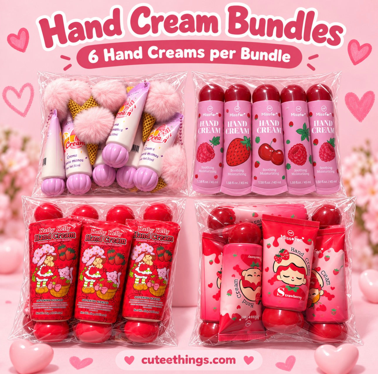 Hand Cream 6 Pieces Bundle