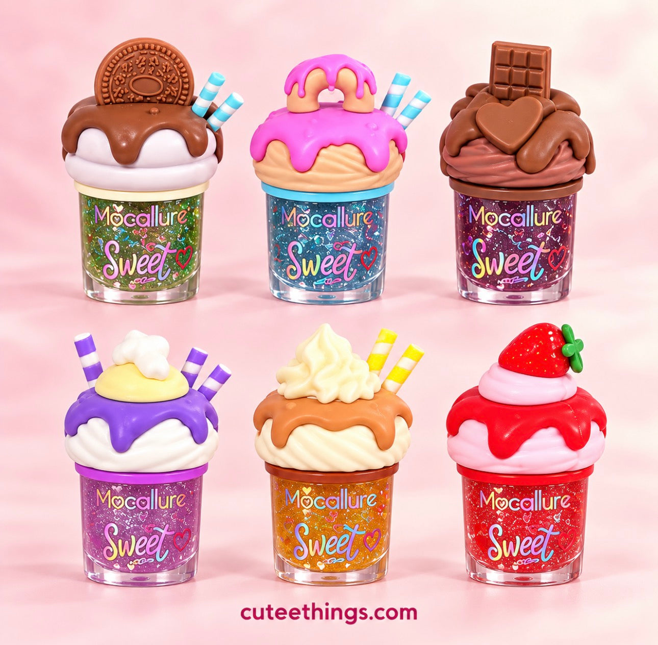 Sweet Icecream Lipgloss (12 pieces)