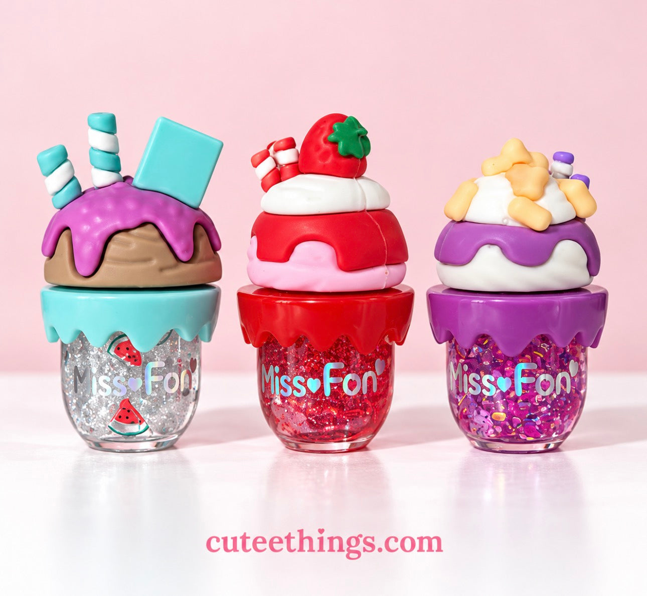 Dessert Lip oil-3 Pieces set