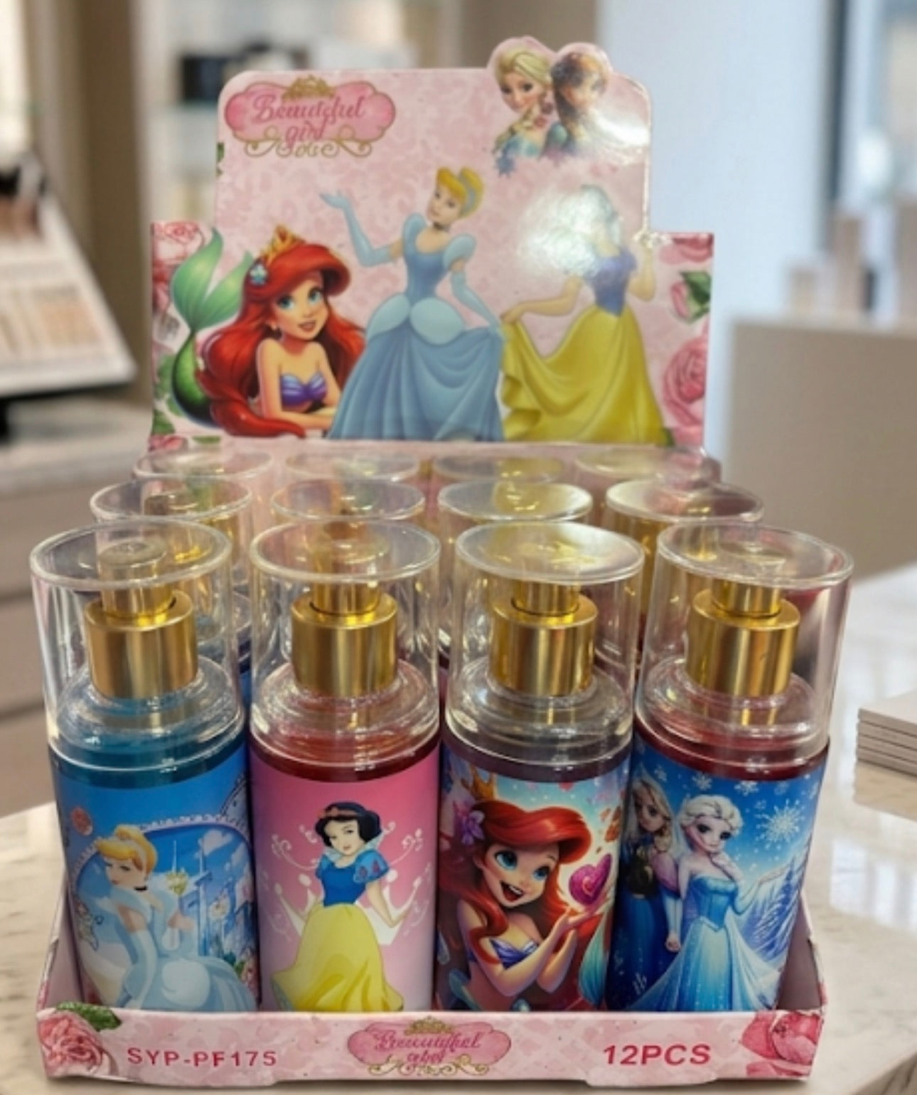 Princess Beauty Delicious Body Mist.    (4 Different Essence) (4 Pieces)
