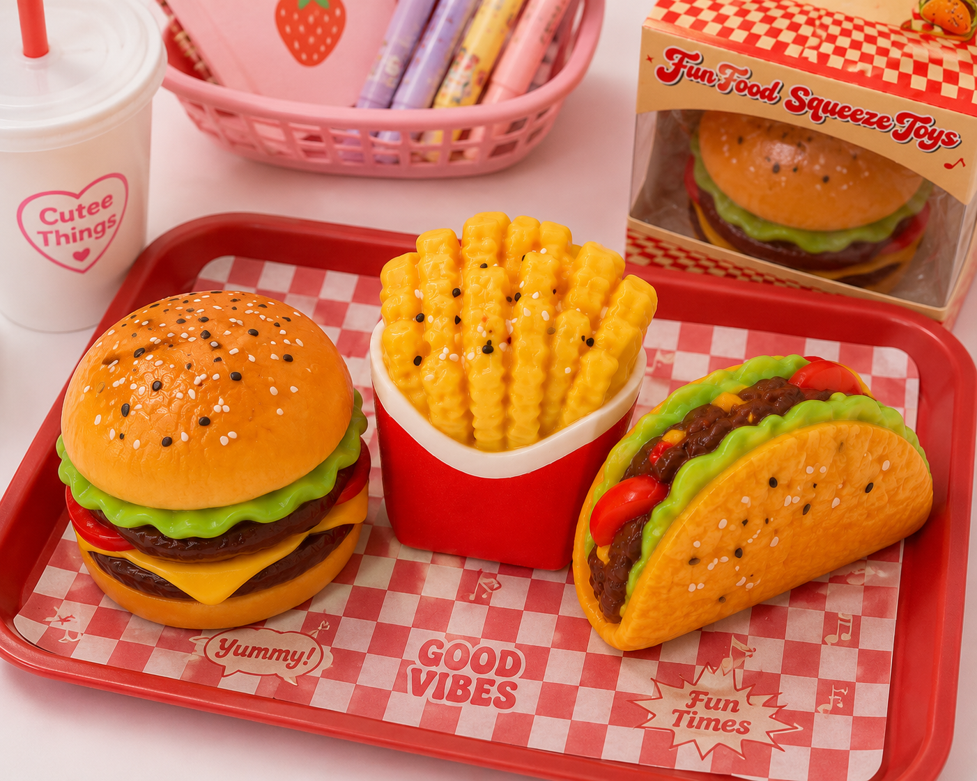 Fun Food Squishy Toy - Stress Refief