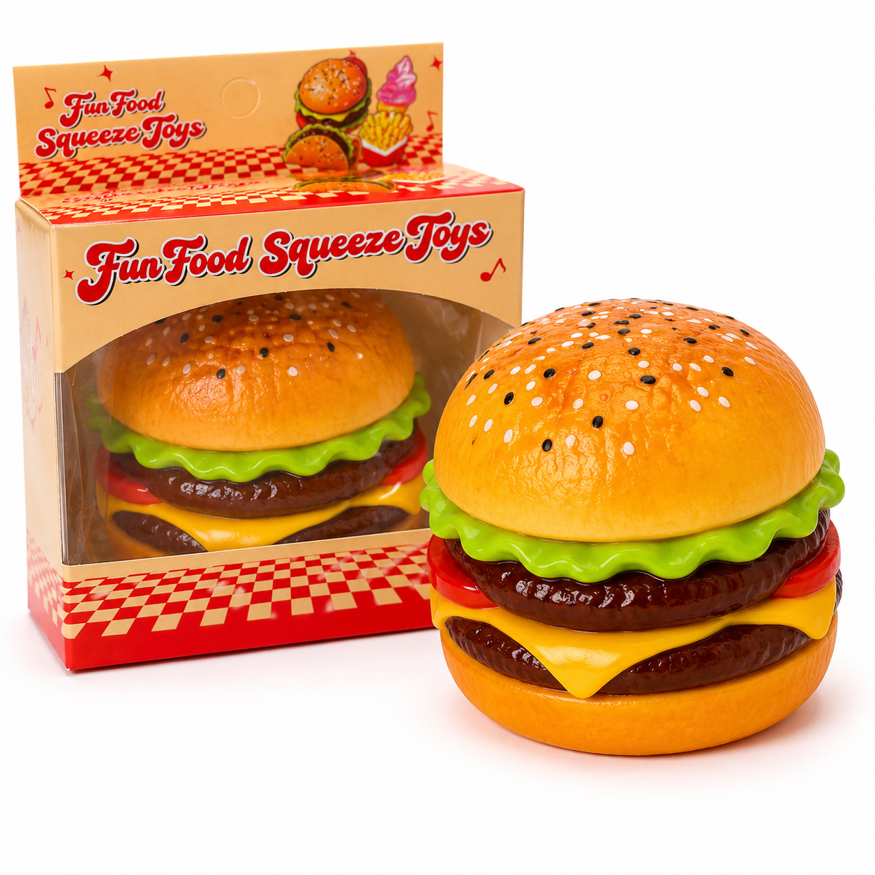 Fun Food Squishy Toy - Stress Refief