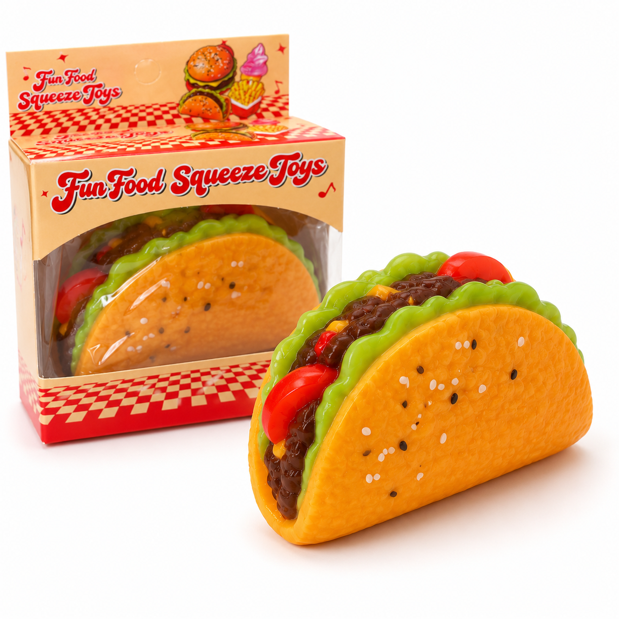 Fun Food Squishy Toy - Stress Refief