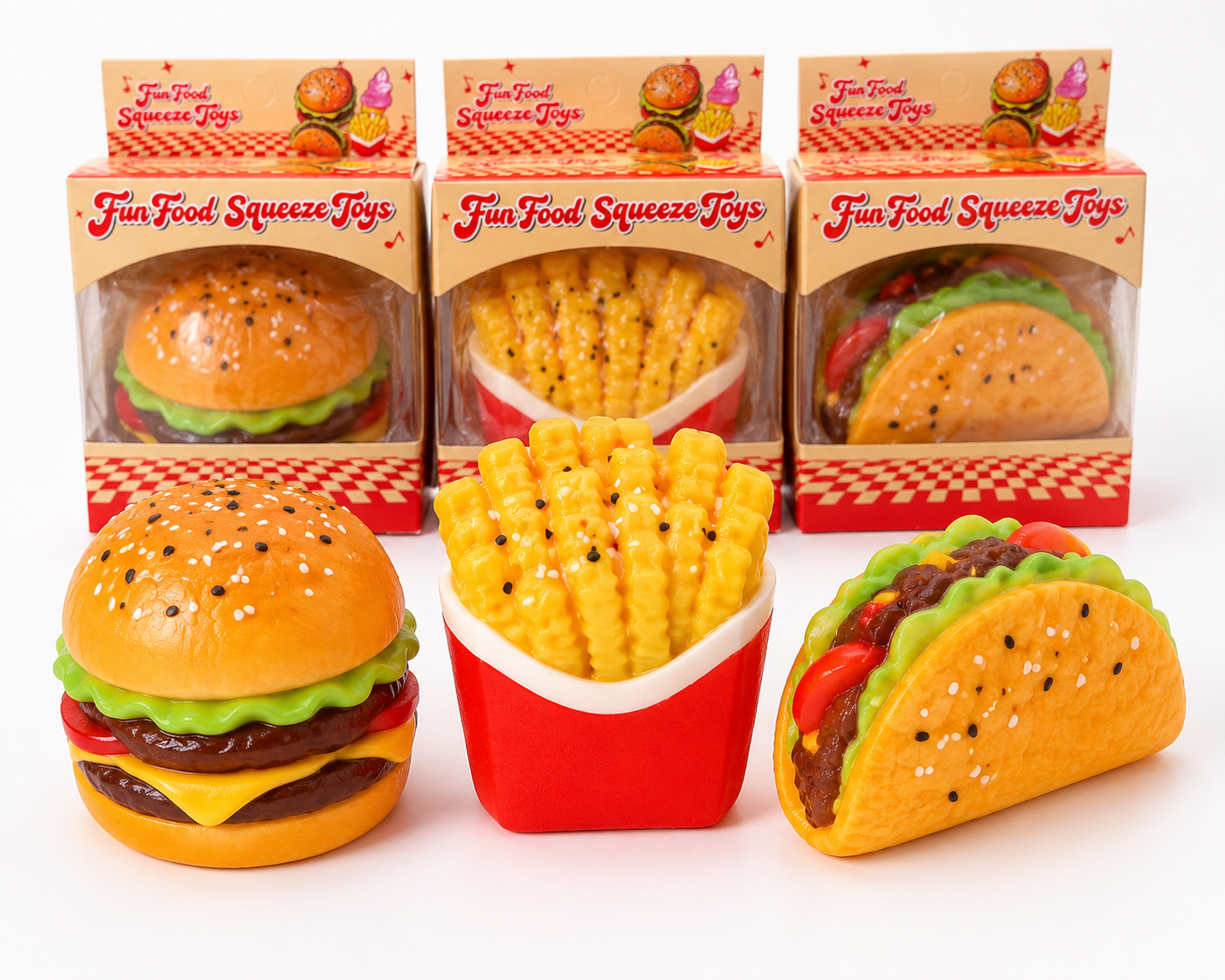 Fun Food Squishy Toy - Stress Refief