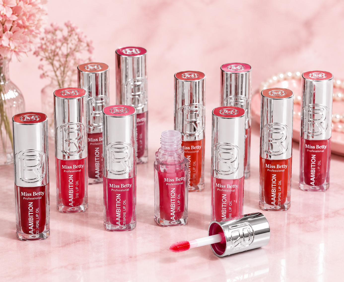 Miss Betty Kiss Lip Oil Set (24 Pieces)