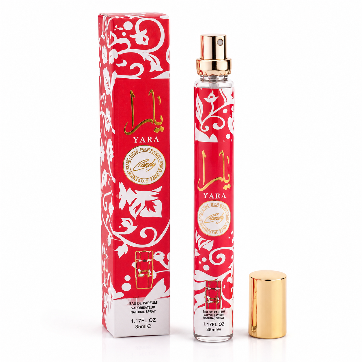 Yara Eau de Parfum Glass Bottle Set (6-Pack)