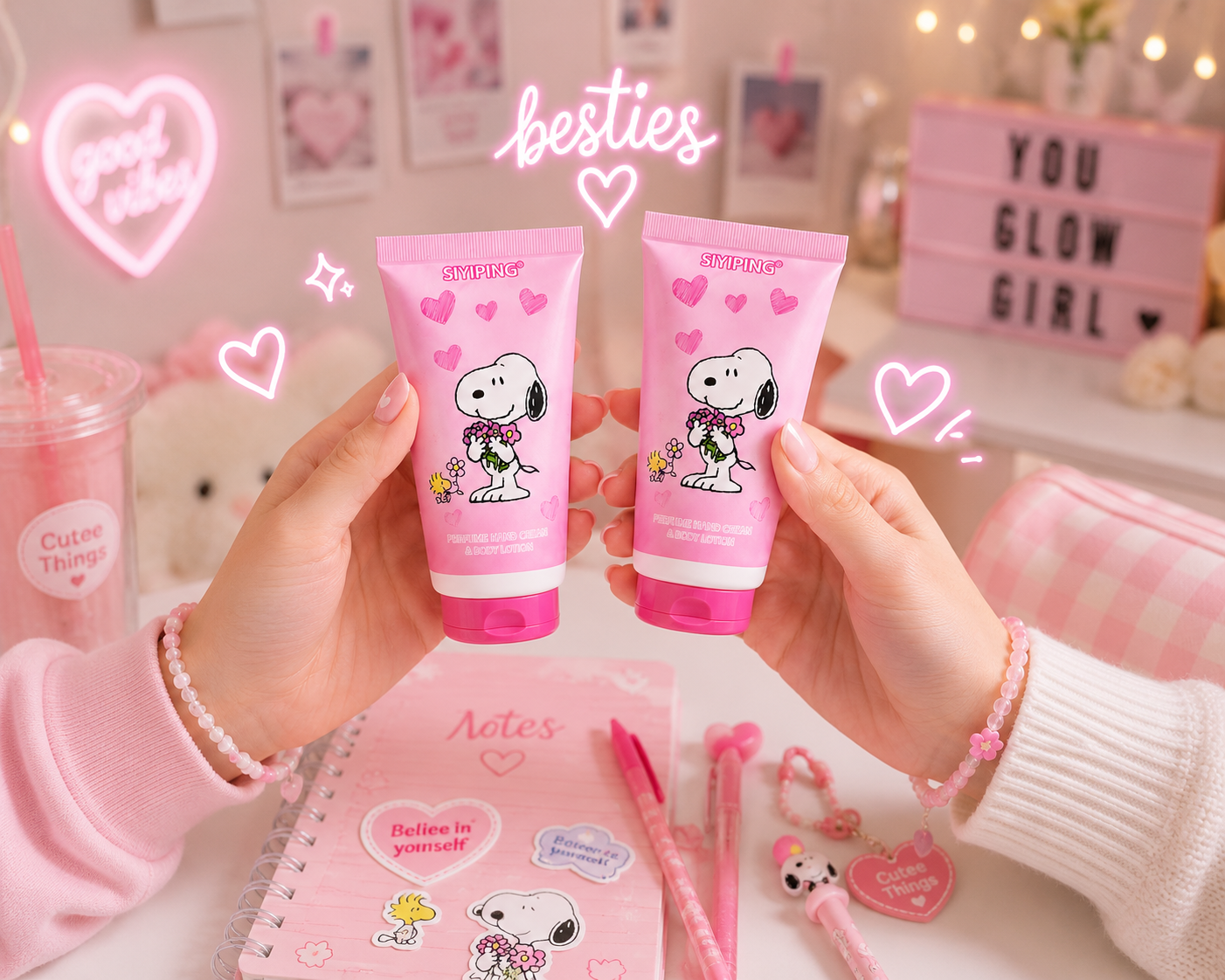 SIYIPING Perfume Hand Cream & Body Lotion Display Box