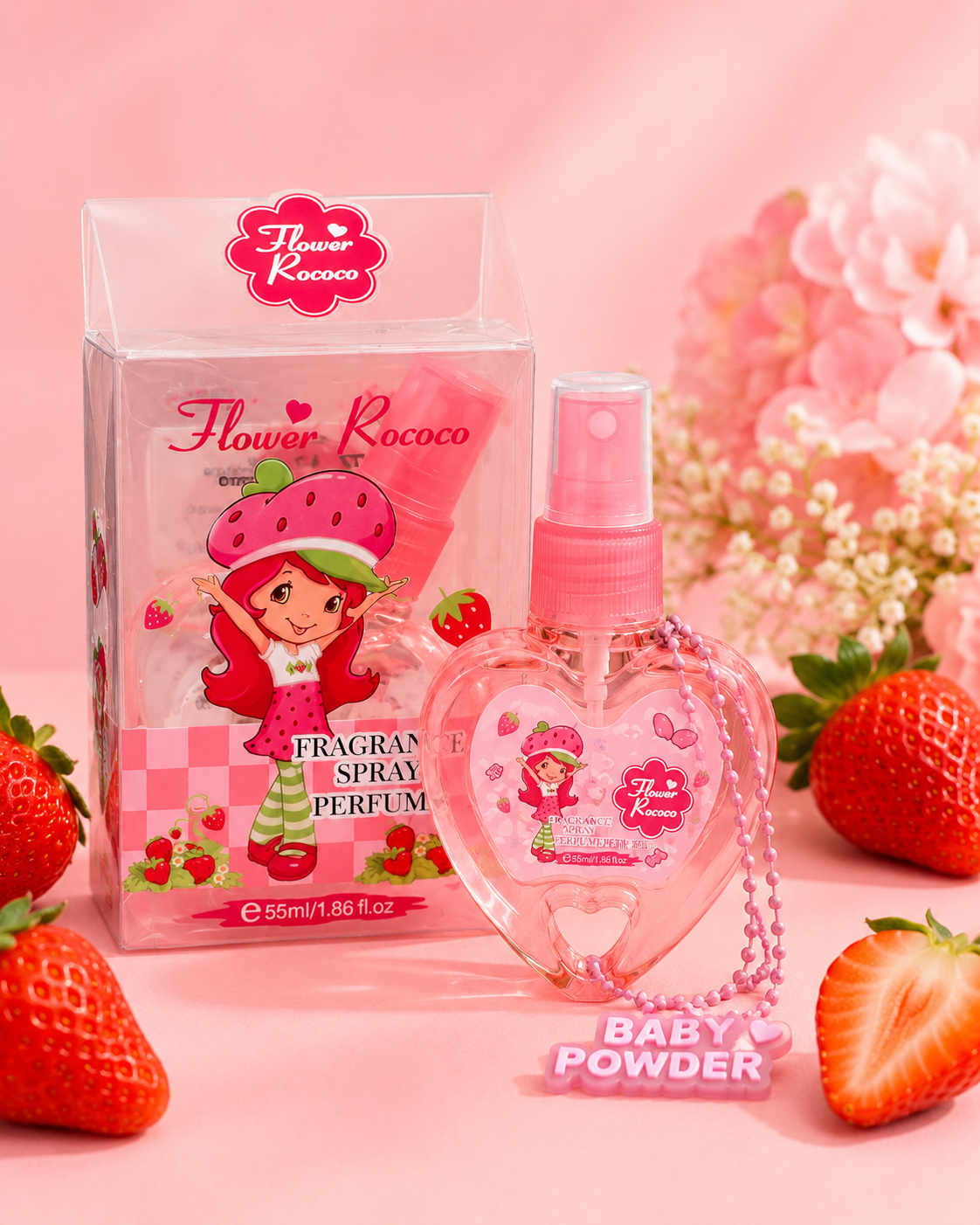 Strawberry Girl Perfume with Keychain (one piece)