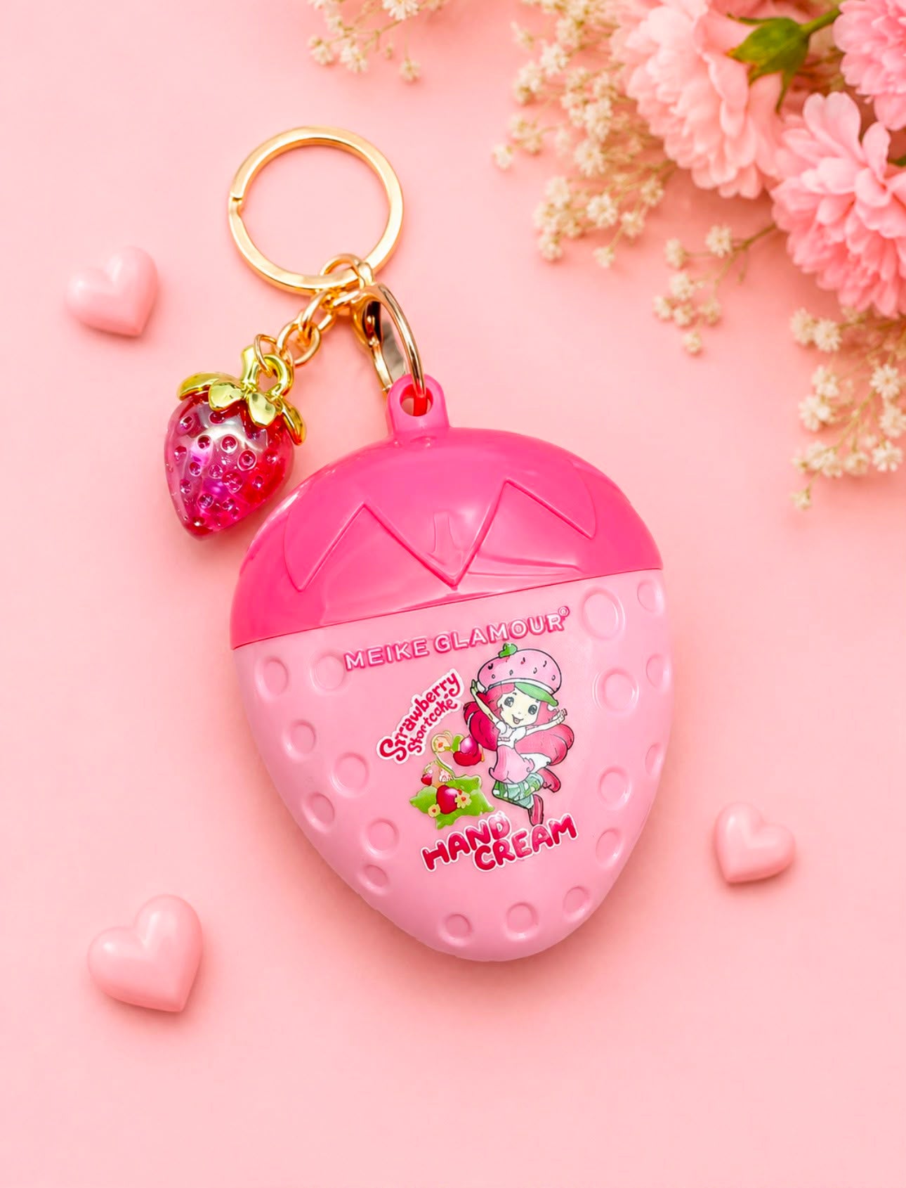 Strawberry Hand Cream with Keychain (1 piece)